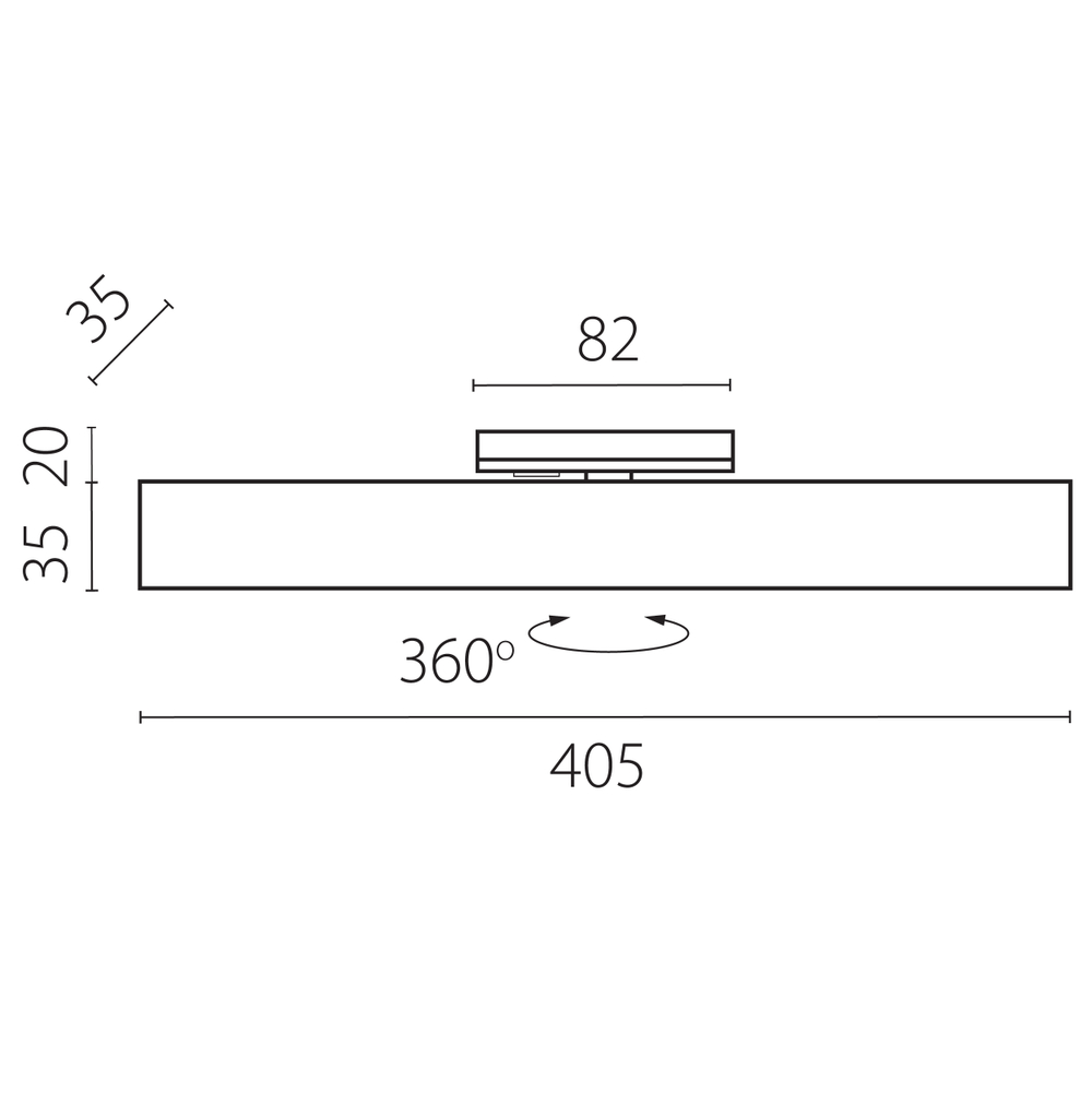 202146 Светильник линейный д/трека LILLA LED 30W 2250LM 120G БЕЛЫЙ 4000K