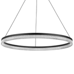 736187 Люстра ROTONDA 51W LED 2808LM 180G ЧЕРНЫЙ 3000K