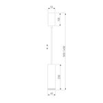 Подвесной светодиодный светильник 50244 LED