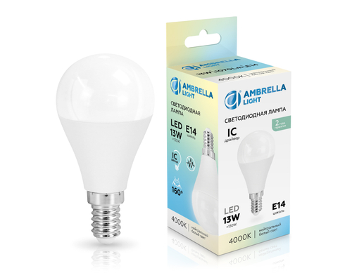 Купить 451314 LED P45 13W IC E14 4000K 175-265V