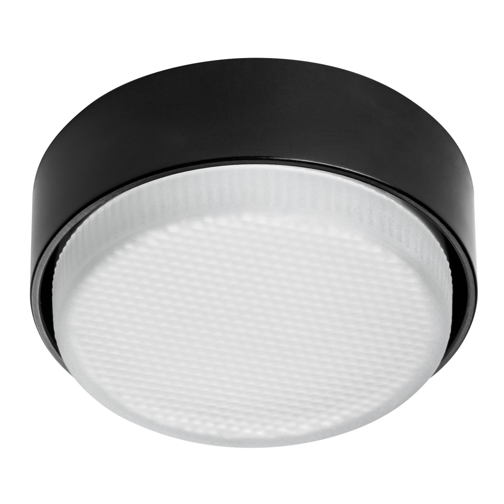 212217 Светильник PVC д/LED-ламп 943ххх/929ххх Gx53 TENSIO ROUND ЧЕРНЫЙ