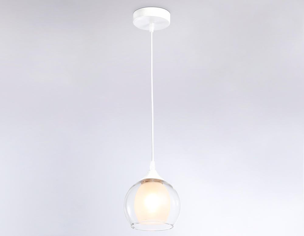 TR3538 WH/CL/FR белый/прозрачный/белый матовый E27 max 40W D130*800