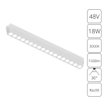 Магнитный трековый светильник Arte Lamp RAPID A1169PL-1WH