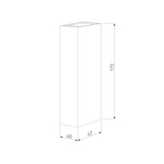 Уличный настенный светильник Blaze LED 3000K черный IP65 35136/W черный