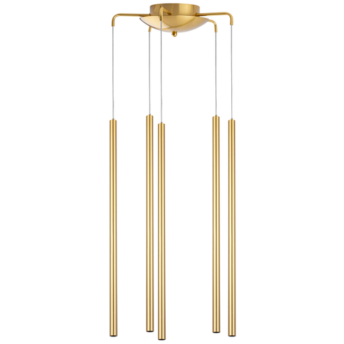 Купить L5T747343 Люстра TUBO LED 25W 1600LM 25G ЗОЛОТО 4000K (574723+747343 (5шт)