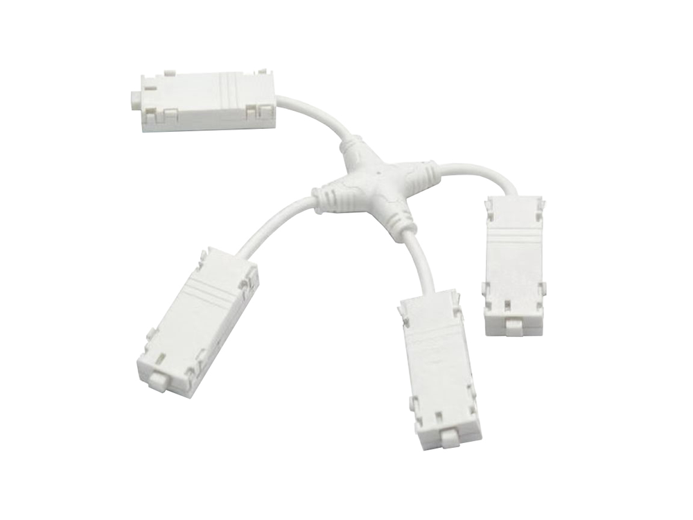 505294 Соединитель питания TETA PRO Х-образный гибкий БЕЛЫЙ для PRO