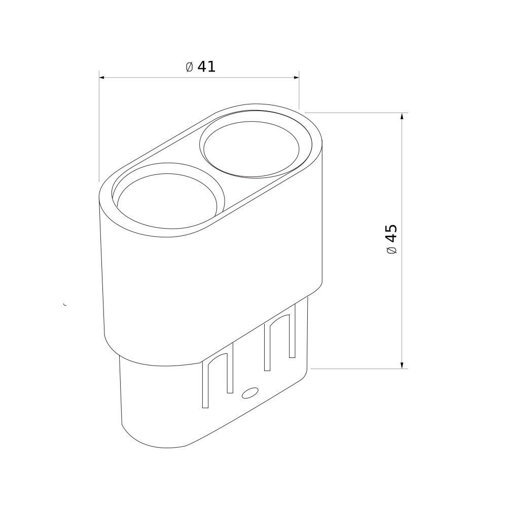 Slim Magnetic M02 Трековый светильник 4W 4200K Smally черный 85510/01 85510/01
