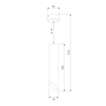 Подвесной светильник 7011 MR16 WH/GD белый/золото