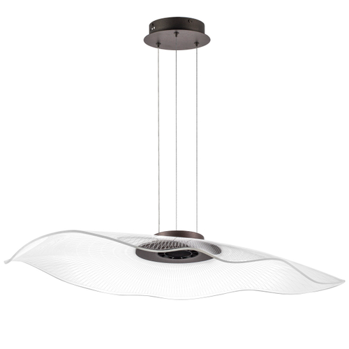 Купить 731483 Люстра VARESE 34W LED 2000LM 360G КОФЕЙНЫЙ 3000K