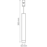 237237 Светильник 48V подвесной д/1-фазн трека DUE LED 10W 500LM 36G ЧЕРНЫЙ 3000K IP20