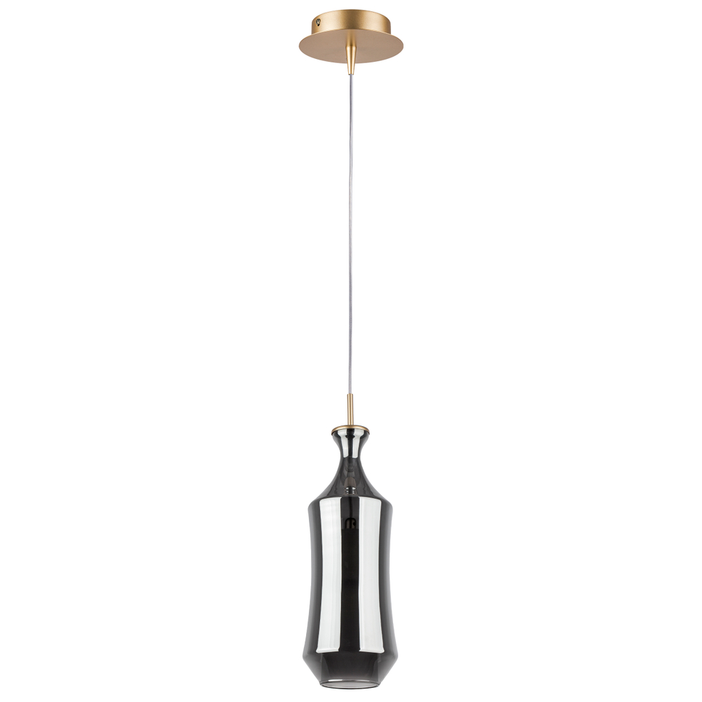 808038 Подвес FORMA 1х10W (led) E14 ШАМПАНЬ/ДЫМЧАТЫЙ