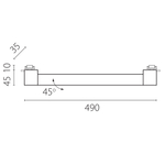 202347 Светильник линейный д/трека LILLA LED 30W 2250LM 120G ЧЕРНЫЙ 4000K
