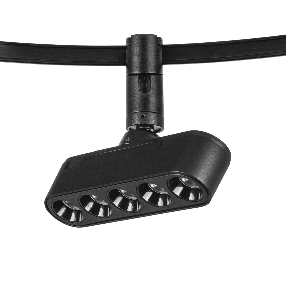 267437 Светильник 48V д/1-фазн трека DUE LED 5W 220LM 24G ЧЕРНЫЙ 3000K IP20