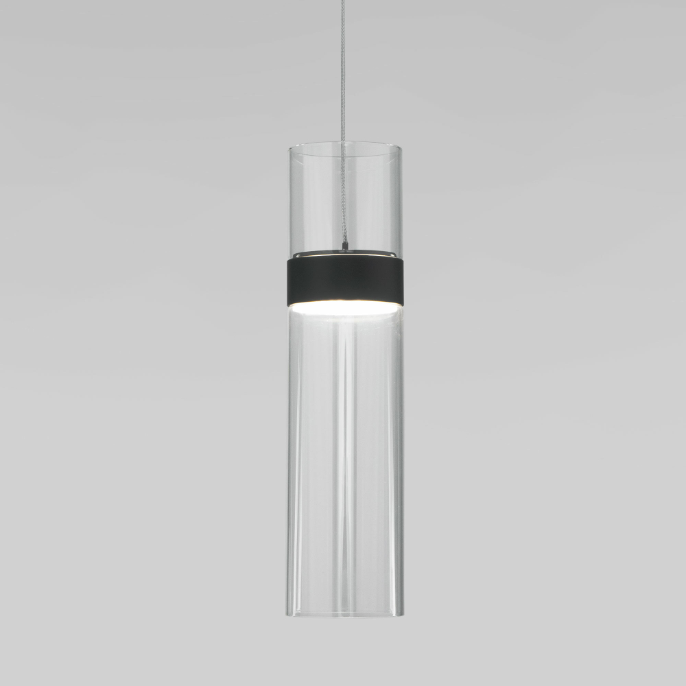 Подвесной светильник 50244/1 LED черный/прозрачный