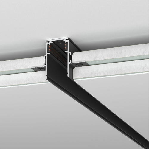 Купить Slim Magnetic Шинопровод встраиваемый под ГКЛ 12,5мм черный)(2м) 85207/00 85207/00
