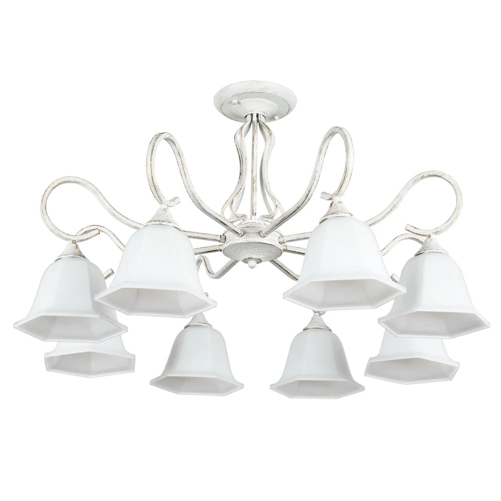 Потолочная люстра Arte Lamp MERRY A2714PL-8WG