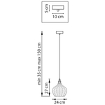 793116 Люстра ROCCO 1х6W (led) E27 БЕЛЫЙ