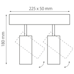 205507 Светильник д/1-фазн трека TETA  APP LED 2х9W 1560LM COB 24G ЧЕРНЫЙ PRO 3000-6000K DIM