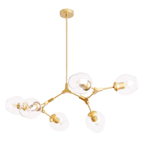 Купить Люстра на штанге Arte Lamp YUKA A4103SP-6GO