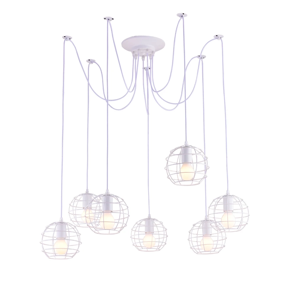 Подвесная люстра Arte Lamp SPIDER A1110SP-7WH