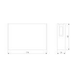 Esthetic Magnetic Трековый светильник 6W 3000K (чёрный) 85120/01