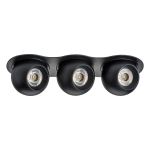 i637727272 Светильник INTERO LED 9W*3 850LM*3 24G ЧЕРНЫЙ 3000K (217637+217072+217072+217072)