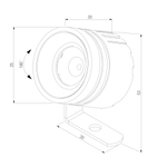 Грунтовый светильник Elektrostandard Landscape LED 4000К 3W IP64 35190/S черный