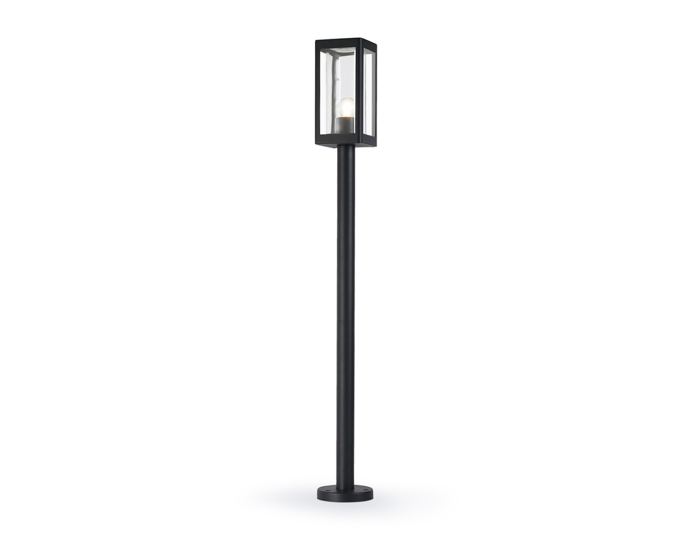 ST2425 BK/CL черный/прозрачный IP54 E27 max 40W 110*110*1000