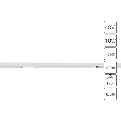 Купить Магнитный трековый светильник Arte Lamp OPTIMA A7263PL-1WH