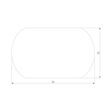 Slim Magnetic Заглушка для шинопровода Round (черный) (2шт) 85134/00 85134/00