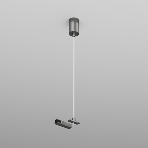 Купить TR5717-DN Подвод питания для подвесного монтажа трека SHINE BASE, 48V DC, IP20, 2м, темный никель, алюминий