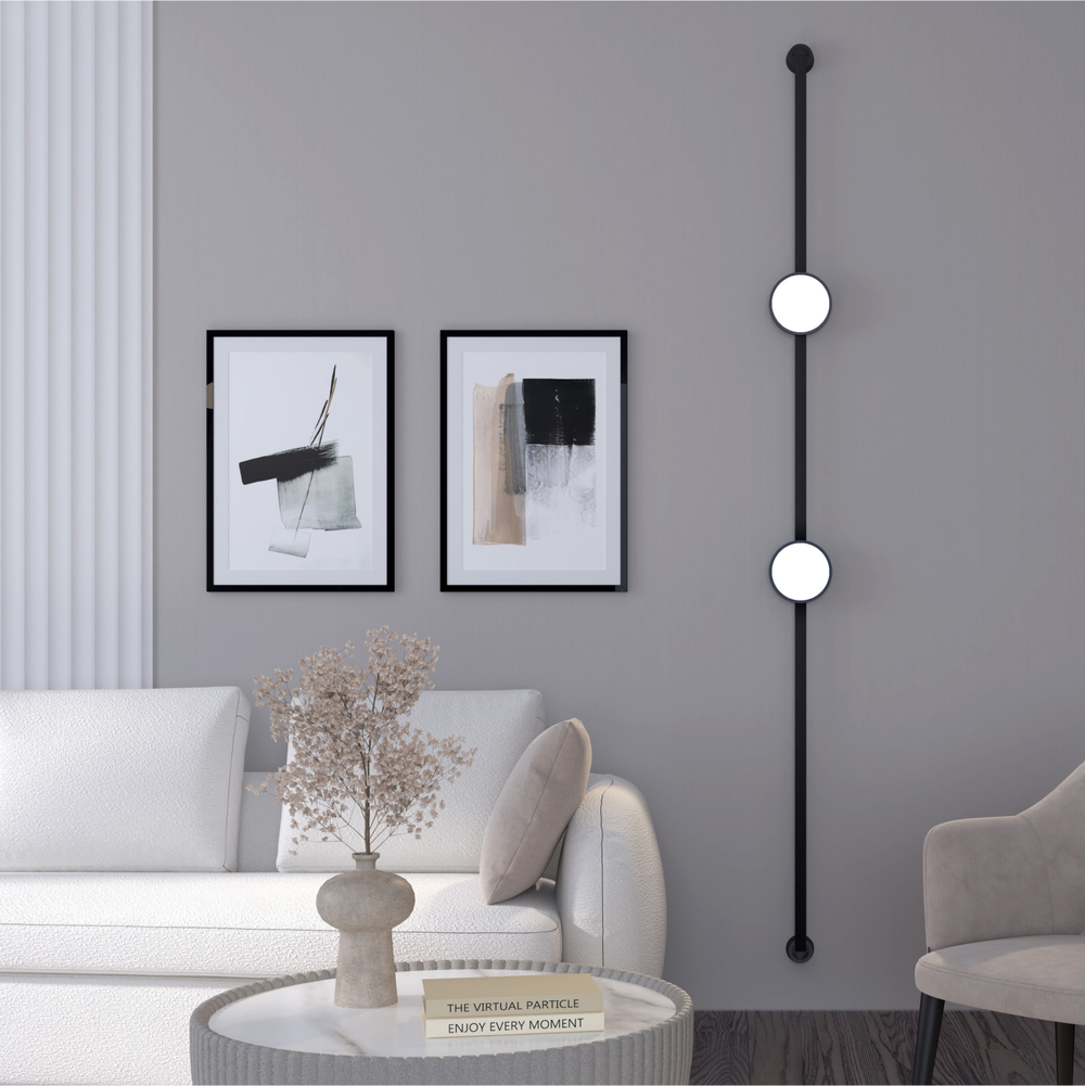 DK5566-BK Cветильник для трека-ремня Belty, серия Flow, со светодиодом, D168*H29.5мм, 48V DC, 10W, RA90, 120°, 4000K, IP20, черный, алюминий