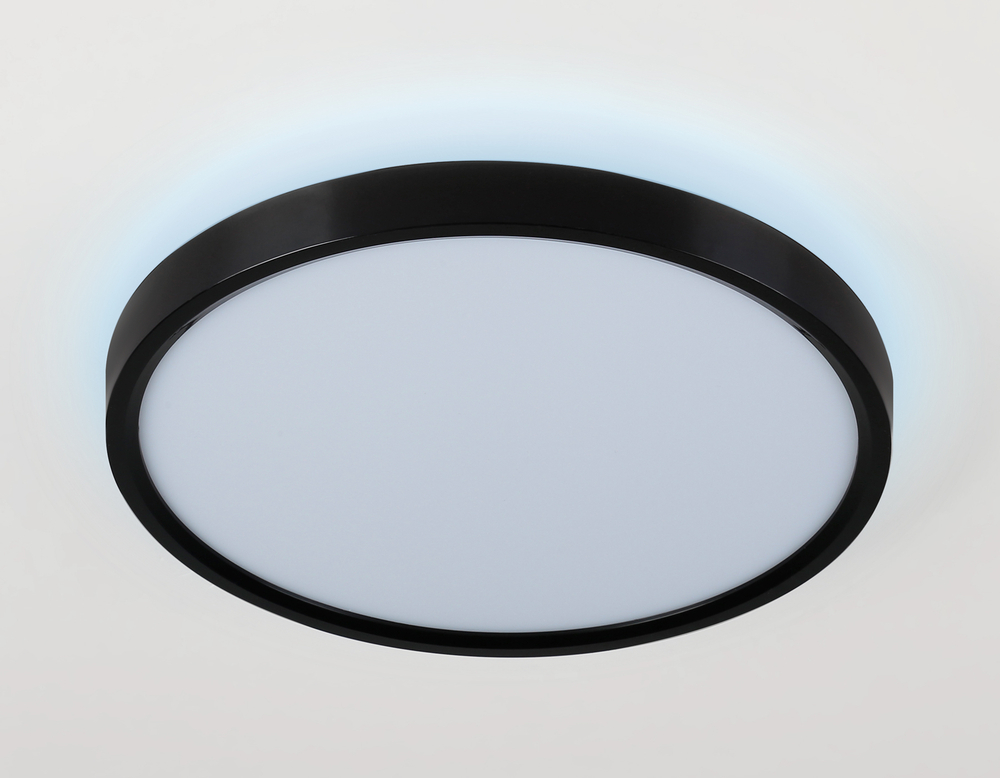 FZ3050 BK черный IP44 24W+10W 6400+6400К D300*40 (Без ПДУ)