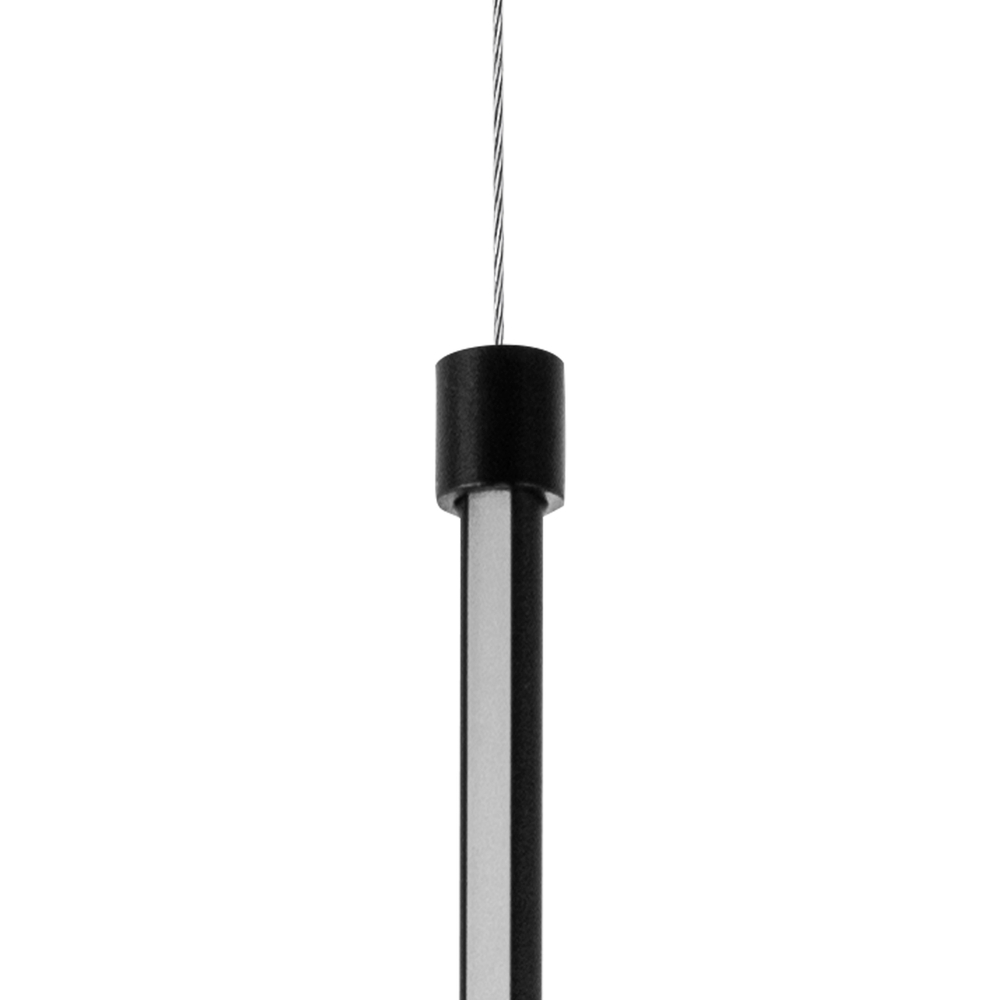 738617 Светильник подвесной UNDINE 10W LED 561LM 120G ЧЕРНЫЙ 3000K