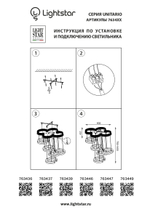 763439 Подвес UNITARIO 46W LED 5060LM СЕРЕБРО МАТОВЫЙ 3000K