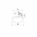 Светильник садово-парковый встраиваемый Light LED 3004 35159/U черный