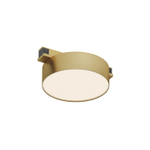 DK5762-SB Светильник для трека SHINE FLOW со светодиодом, D95*H28, 48V DC, 8W, RA?90, 3000K, IP20, сатинированная латунь, алюминий