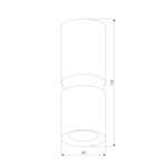 Светильник потолочный светодиодный 12W 4000К белый 25048/LED