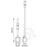 808619 Светильник настенный MURO LED 3W 190LM ХРОМ 3000K