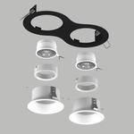 D6270606WMOD Светильник DOMINO ROUND  под LED модуль/лампу МR16 (214627+214606+214606+214006+214006)