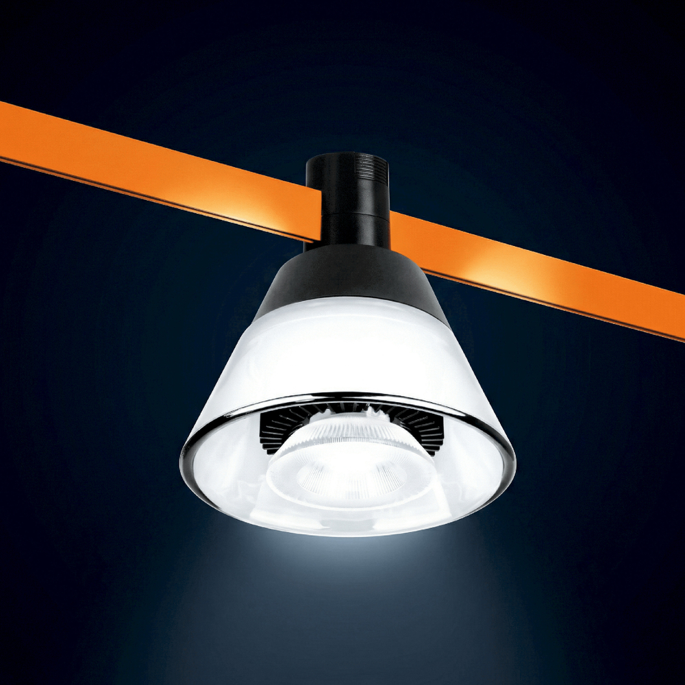 210947 Светильник 48V (D85) DUE HERMES 6W 645LM 50G ЧЕРНЫЙ 4000K