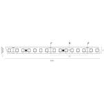 421024 Лента LIGHTSTAR LED 24V 24W 240leds/M 2400LM/M 4000K IP20 1шт = 5м