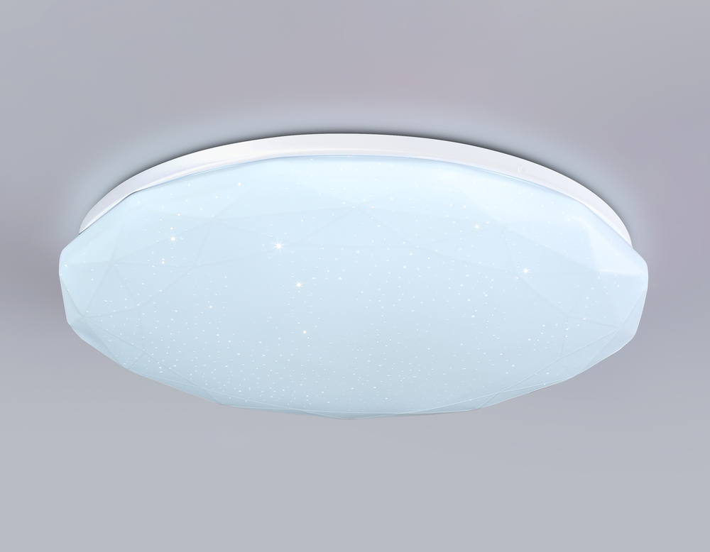 FZ418 WH белый IP20 66W 3000K-6500K+RGB D480*65 (ПДУ ИК)