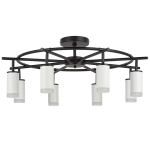 LR7183680 Люстра RULLO 8х50W GU10 ЧЕРНЫЙ/БЕЛЫЙ (571718+214436-8+202430-8)