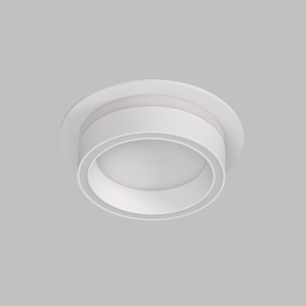 DK2100-WH Встраиваемый светильник NIKO, IP 20, до 15 Вт, GX53, LED, белый, акрил, алюминий
