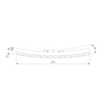 Slim Magnetic Трековый светильник для радиусного шинопровода 12W 4200K Intenso чёрный Ø 1200мм 85186/01