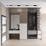 DK5303-BK Светильник для трека Air, серия Linear 3000 со светодиодом, L230*W26*H60мм, 48V DC, 9W, RA?90, 120°, 3000K, IP20, черный, алюминий