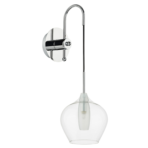 Купить 803541 Бра PENTOLA 1х25W G9 ХРОМ/ПРОЗРАЧНЫЙ