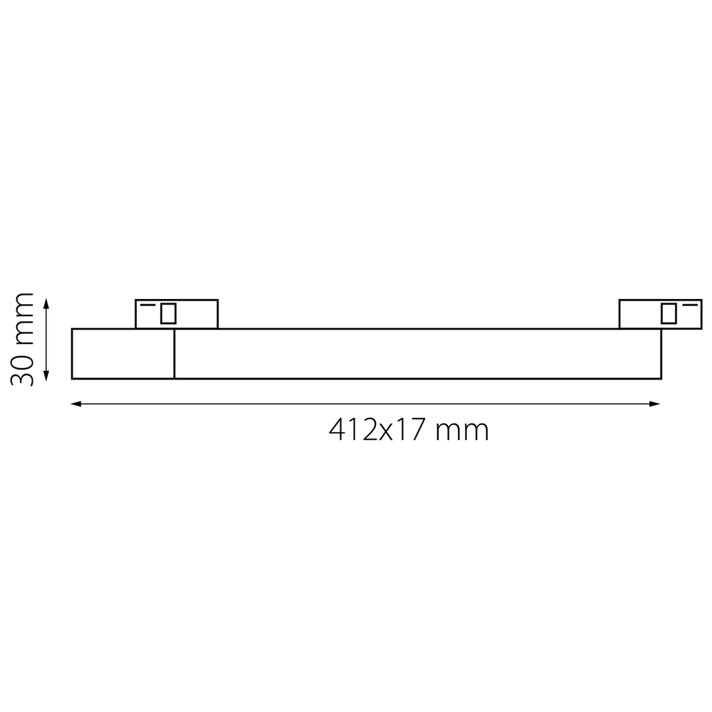 506007 Трансформатор встраиваемый 24V к треку LINEA 100W ЧЕРНЫЙ
