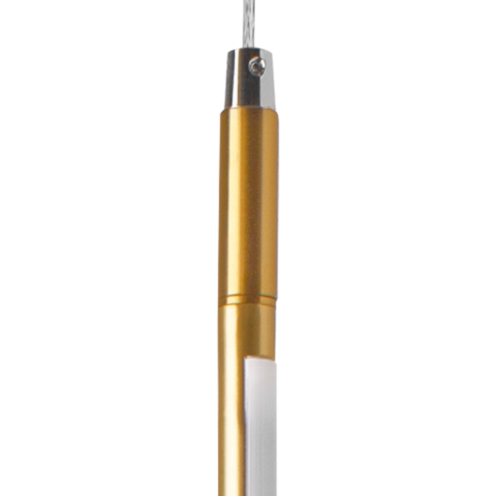 748433 Люстра TUBO LED 24W 2000LM 80G ЗОЛОТО 3000K